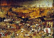 BRUEGEL, Pieter the Elder The Triumph of Death oil